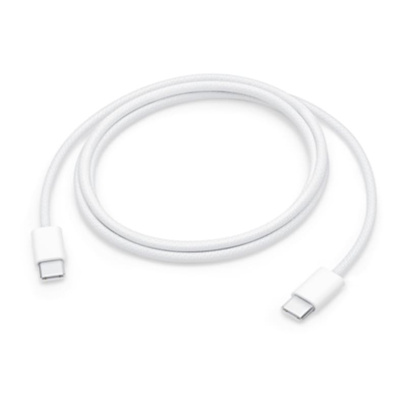Кабель с оплёткой Apple USB-C – USB‑C, 1 м Белый