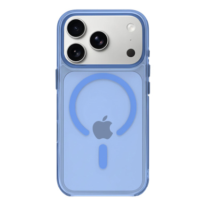 Чехол для iPhone 18 Pro Max/17 Pro Max с MagSafe Clear Case Голубой