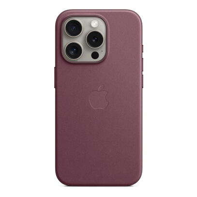 Чехол FineWoven Case для Apple iPhone 15 Pro с MagSafe Mulberry, фиолетовый