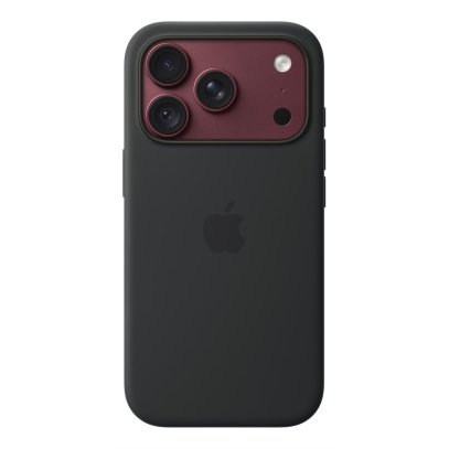Чехол для iPhone 18 Pro/17 Pro c MagSafe Silicone Case Чёрный