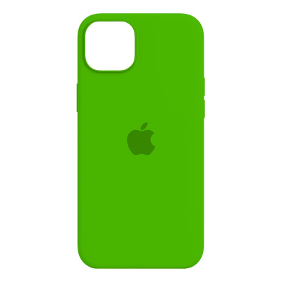 Чехол Silicone Case для Apple iPhone 15 Plus Зеленый