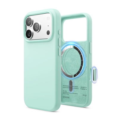 Чехол для iPhone 17 Pro с MagSafe Elago Magnetic Silicone (ES17MSSC63PRO-MT) Mint, мятный