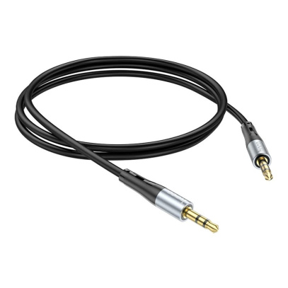 Кабель аудио AUX hoco. 3,5 мм jack, 1 м (UPA22) Черный