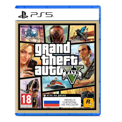 Игра GTA 5 для PlayStation 5, русские субтитры