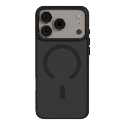 Чехол для iPhone 18 Pro Max/17 Pro Max с MagSafe AceCase Soft Rim Чёрный
