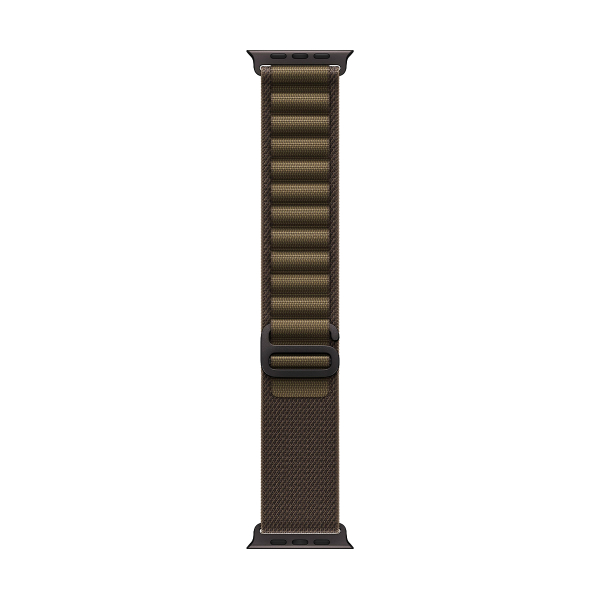 Apple Watch Ultra 4, 49 мм корпус из титана цвета «Black», ремешок Alpine Loop цвета «Dark Olive» размера S