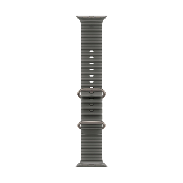 Apple Watch Ultra 4, 49 мм корпус из титана цвета «Natural», ремешок Ocean Band цвета «Translucent Black»