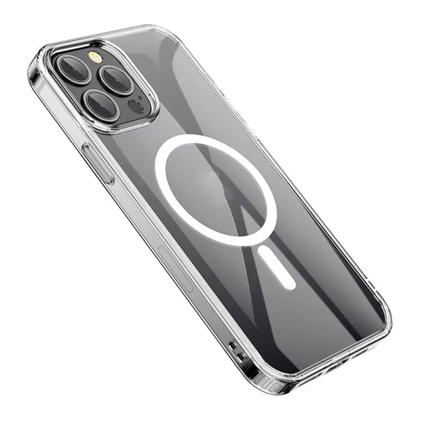 Чехол hoco. Magnetic Smartphone CASE для Apple iPhone 15 Pro Max Прозрачный