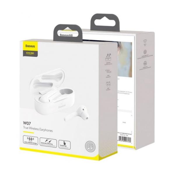 Беспроводные наушники Baseus Encok True Wireless Earphones W07 (NGW07-02) Белый