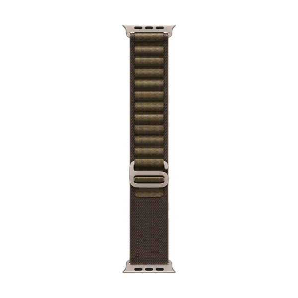 Apple Watch Ultra 4, 49 мм корпус из титана цвета «Natural», ремешок Alpine Loop цвета «Dark Olive» размера L