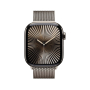 Apple Watch Series 10, 42 мм корпус из титана цвета «Natural», ремешок Milanese Loop цвета «Natural»