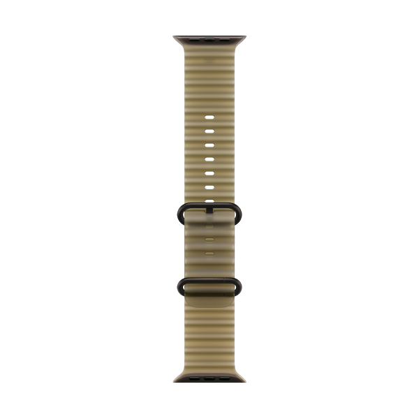 Apple Watch Ultra 4, 49 мм корпус из титана цвета «Black», ремешок Ocean Band цвета «Translucent Kelp»