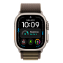 Apple Watch Ultra 4, 49 мм корпус из титана цвета «Natural», ремешок Alpine Loop цвета «Dark Olive» размера L