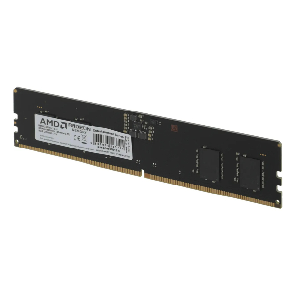 Оперативная память AMD Radeon (R558G4800U1S U) DDR5 8GB 4800MHz CL40 DIMM 1x8