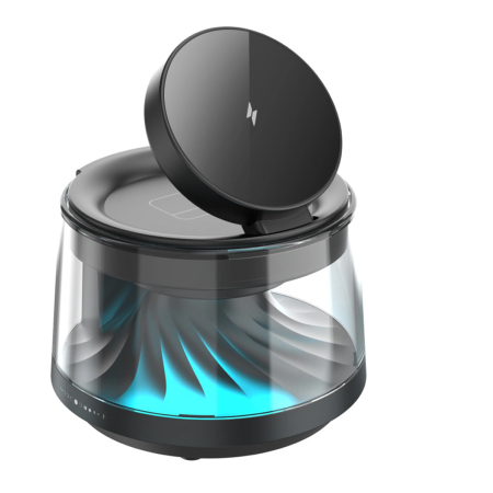 Беспроводное зарядное устройство Wiwu Flow 5в1 Wireless Charger (Wi-W039) Чёрный