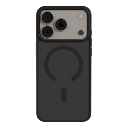 Чехол для iPhone 18 Pro Max/17 Pro Max с MagSafe AceCase Soft Rim Чёрный