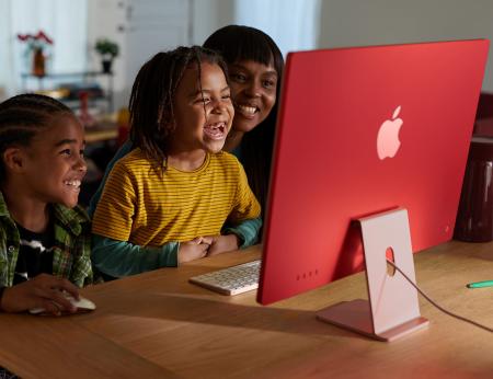 Apple iMac 24" (M3, 8C CPU, 10C GPU, 2023) Retina 4,5K, 8Gb, 256Gb SSD (MQRT3) Pink, розовый