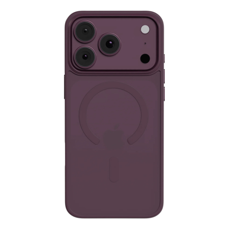 Чехол для iPhone 18 Pro Max/17 Pro Max с MagSafe AceCase Soft Rim Бургунди