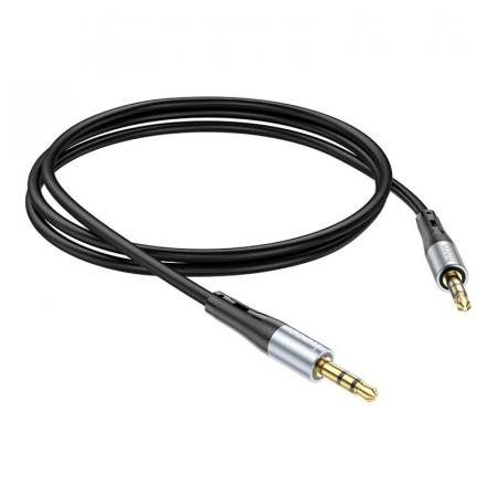 Кабель аудио AUX hoco. 3,5 мм jack, 1 м (UPA22) Черный