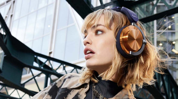 Беспроводные наушники Dyson OnTrac Ceramic Cinnabar, черный/красный