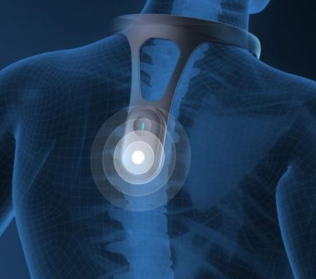 Электронный корректор осанки Xiaomi Hipee Smart P1, высота 16.7 см Чёрный