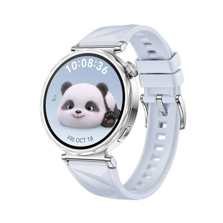 Часы HUAWEI Watch GT 5 Silver, 41 мм, цвет корпуса серебряный, цвет ремешка голубой