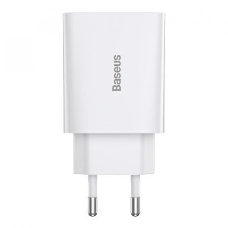 Зарядное устройство Baseus Speed Mini QC Quick Charger USB Type-C 20Вт CCFS-SN02 (TC-012PD20-x) Белый