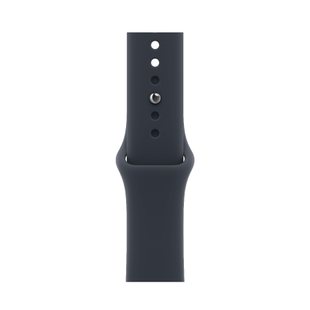 Apple Watch Series 12, 46 мм корпус из алюминия цвета «Space Gray», ремешок Sport Band размера S/M цвета «Navy Blue»
