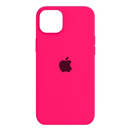 Чехол Silicone Case для Apple iPhone 15 Plus Ярко-розовый