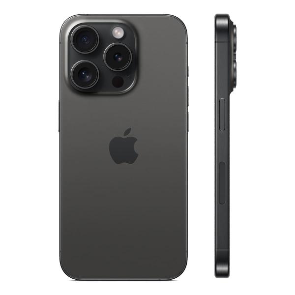 Apple iPhone 15 Pro 256Gb eSIM Black Titanium, чёрный титан