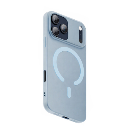 Чехол для iPhone 17 Pro с MagSafe Gurdini Slim Series Blue, синий