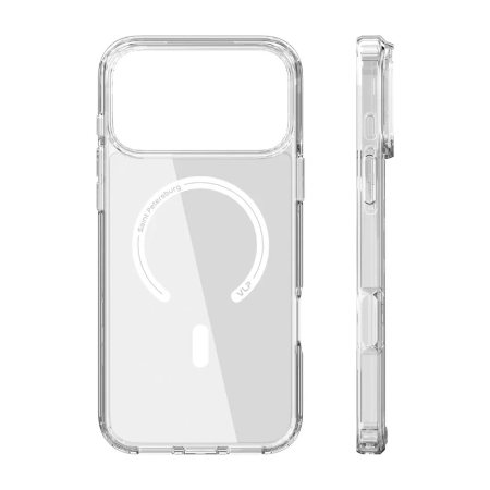 Чехол для iPhone 17 Pro Max с MagSafe защитный VLP LITE Air Case Прозрачный