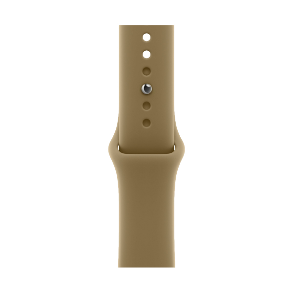 Apple Watch Series 12, 42 мм корпус из алюминия цвета «Dark Bronze», ремешок Sport Band размера S/M цвета «Olive»