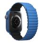 Ремешок для Apple Watch 49/45/44/42 mm UNIQ Revix Reversible Magnetic (45MM-REVBLUBLK) Синий/Черный