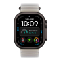 Apple Watch Ultra 4, 49 мм корпус из титана цвета «Black», ремешок Ocean Band цвета «Translucent Gray»