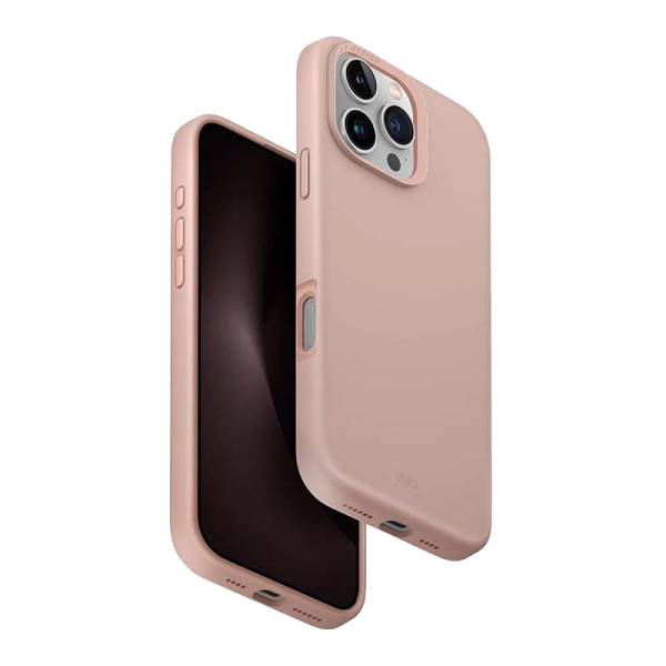 Чехол для iPhone 16 Pro Max UNIQ LINO Pink, Розовый