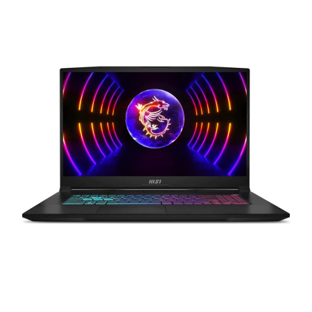 Ноутбук 17.3" MSI Katana 17 (B12VEK-1495XRU) Core i5 12450H, 16Gb DDR5, SSD 1Tb, NVIDIA RTX 4050 6Gb, FullHD, Без ОС Black, чёрный