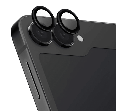 Защитное стекло для камеры Samsung Galaxy Z Flip6 UNIQ OPTIX Camera Lens protector Aluminium Черный