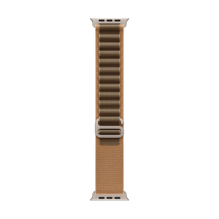 Apple Watch Ultra 4, 49 мм корпус из титана цвета «Natural», ремешок Alpine Loop цвета «Desert» размера S