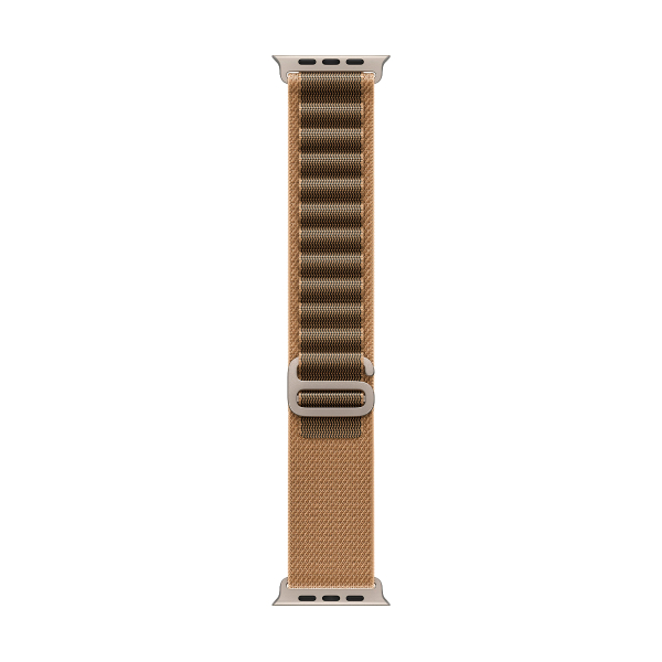 Apple Watch Ultra 4, 49 мм корпус из титана цвета «Natural», ремешок Alpine Loop цвета «Desert» размера S