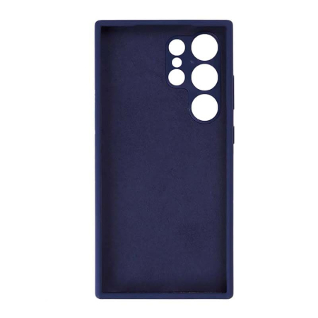 Чехол Silicone Case v2 для Samsung Galaxy S24 Ultra Тёмно-синий