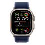 Apple Watch Ultra 2 (2024), 49 мм корпус из титана цвета «Natural», ремешок Trail Loop размера S/M цвета «Blue»