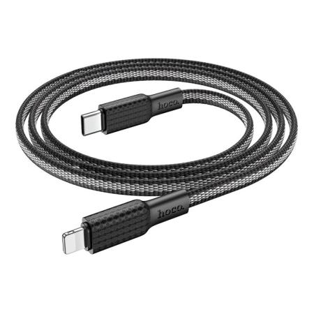 Кабель hoco. Type-C – Type-C “Jaeger” PD (X69) Черно-белый