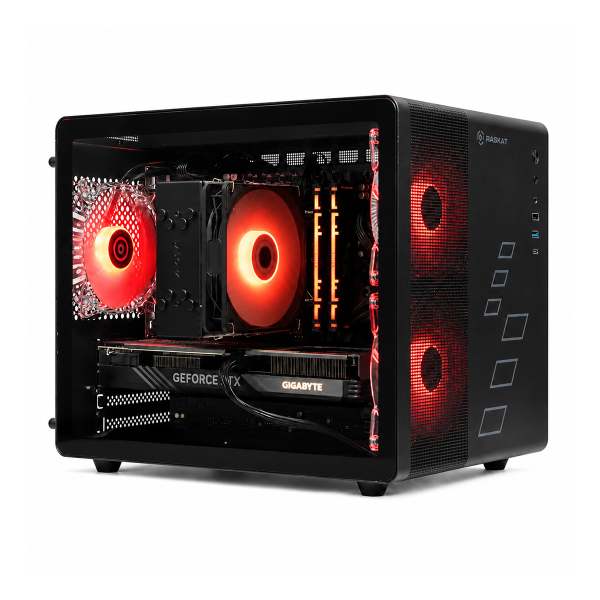 Игровой ПК Raskat Strike 520 (Strike520211501), AMD Ryzen 5 7500F, NVIDIA RTX 5060Ti 16Gb, 32Gb DDR5, 1Tb SSD, Чёрный