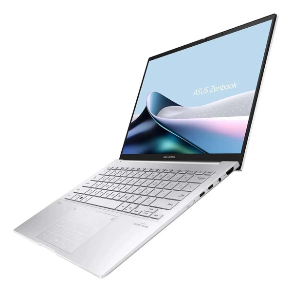 Ноутбук 14.0" ASUS Zenbook 14 OLED (UX3405MA-QD993) Intel Core Ultra 9 185H, 16Gb LPDDR5, SSD 512Gb, Intel Arc Graphics, OLED, DOS Silver, серебристый