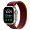 Apple Watch Ultra 4, 49 мм корпус из титана цвета «Natural», ремешок Trail Loop цвета «Burgundy» размера M/L