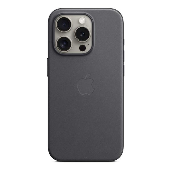 Чехол FineWoven Case для Apple iPhone 15 Pro с MagSafe Black, черный