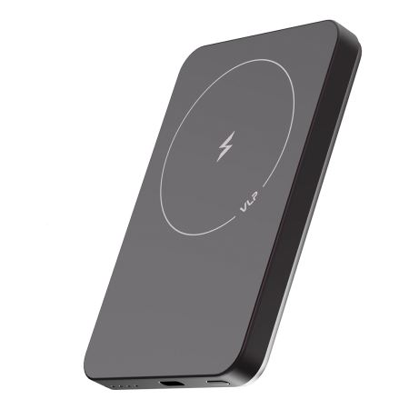 Внешний аккумулятор VLP LITE Power Snap 5000mAh, 3A, MagSafe, USB-C, Чёрный