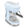 Кофемашина эспрессо SMEG 50s style (ECF02PBEU) Пастельный голубой