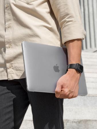 Чехол для Macbook Pro 16 (2021) UNIQ HUSK Pro Claro (MP16(2021)-CLAROMCLR) Прозрачный